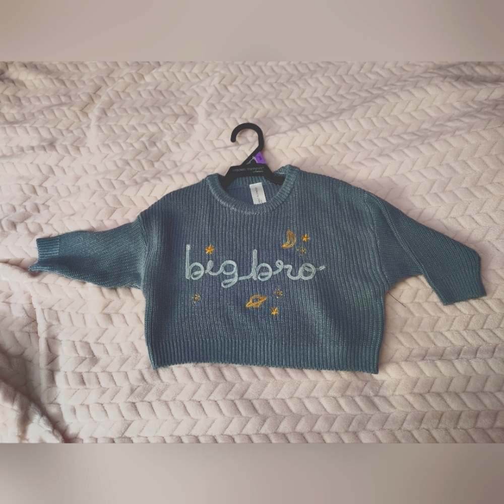 Modern Moments By Gerber.  Little Boys Sweater. NWOT